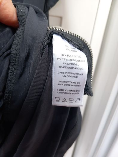 Michael Kors Charcoal Cross Over Top L