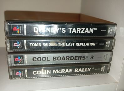 Collection Of Ps1 Games Tarzan ,Tomb Raider Cool Boarders 3 All Working