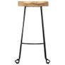 Gavin Bar Stools 2 pcs Solid Mango Wood Image 3