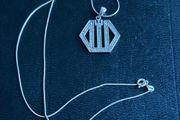 silver necklace