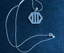silver necklace