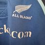 Vintage New zealand all blacks rugby shirt jersey Black and blue Size Medium 2003 Image 4