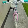 Girls 16 inch Unicorn Bicycle Image 3