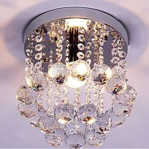 Mini Style 1-light Flush Mount Crystal Chandelier (FREE POSTAGE)