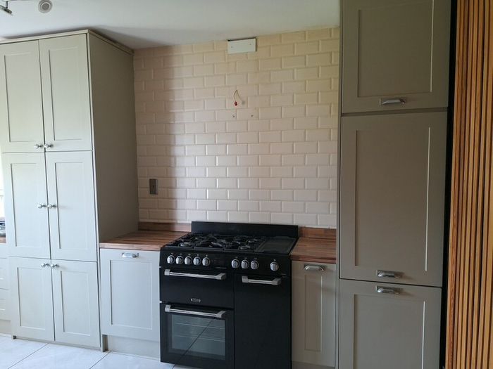 L shaped kitchen
