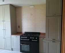 L shaped kitchen