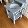Antique small Wash stand Baby blue Image 3