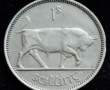 Ireland - 1954 - Shilling - Bull - KM.14a - [2468]