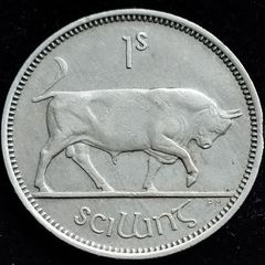Ireland - 1954 - Shilling - Bull - KM.14a - [2468]