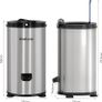 Spin Dryer 4kg by Umelome, Energy&Power Saving Spinner 2800 RPM Clothes Dryer, Energy Efficiency Class: A+++, Gravity Drain dryer, Silvery Image 5