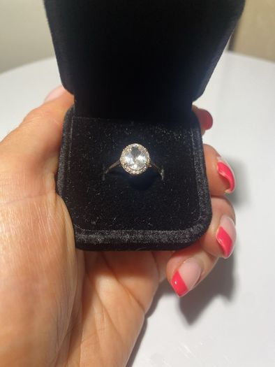 Morganite Ring 9ct Gold