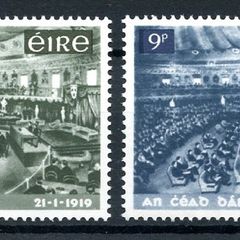 Ireland 1969 - Scott #268-269 50th. Anniversary of the first meeting of Dail Eireann - Mint Never Hinged
