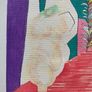 Original art Original Figurative Artwork on paper A4 Mounted contemporary Irish Art abstract painting Image 3