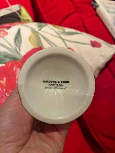 Pair of White Porcelain French fries Serving  Cones