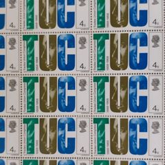 Sheets of Vintage UK Postage Stamps
