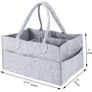 Foldable Baby Diaper Caddy Organiser, Portable Nursery Storage Basket Bin with Changeable Compartments (FREE POSTAGE) Image 2