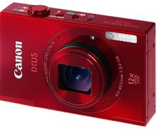 Canon IXUS PC1736 (IXUS 500 HS Full HD) Red Compact Digital Camera 12x Optical Zoom