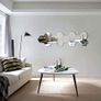 Mirror Wall Stickers, 12PCS Hexagon Mirror Art DIY Home Decorative Hexagonal Acrylic Mirror Wall Sheet Plastic Mirror Tiles for Home Living Room Bedroom Sofa TV Background Wall Decal Decoration Deco Image 2