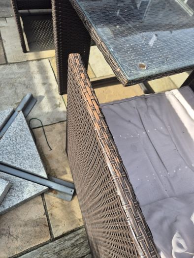Garden table and chairs