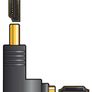 Adaptor HDMI Right Angle Plug HDMI Socket Image 2