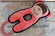 Brand New Monkey Rope Tug Dog Toy - Pink