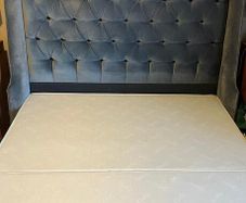 King size bed base( can also be 2 x singles) - headboard also available
