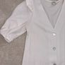 Size 6 River Island off white ruffle maxi dress Image 9