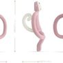 Matchstick Monkey Teething Toy and Gel Applicator Pink Image 2
