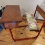Antique School Desk Image 2