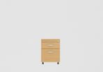 Two Drawer Lockable Mobile Pedestal