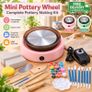 Mini Pottery Wheel for Kids and Beginners 30W Electric Pottery Making Kit Image 2