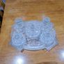 Glass dressing table set Image 2