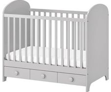 Ikea Grey cot