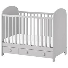 Ikea Grey cot