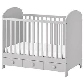 Ikea Grey cot