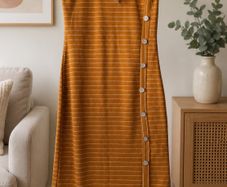 dress bnwt size 14 striped button detail sleeveless dress primark