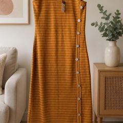 dress bnwt size 14 striped button detail sleeveless dress primark