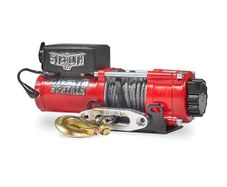 Electric Winch 3500lb/1588kg 12v Wireless Recovery Budget - Power Wound Motor, Full Steel Gearing, Heavy Duty Solenoid, Mounting Plate, Wireless Remotes, User-Friendly, Synthetic Rope