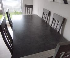 Modern 6-Chair Dining Table Set  Great Condition