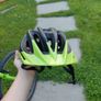Green kids Frog bike with helmet Image 7