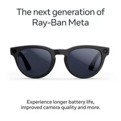 Ray-Ban Meta Headliner (Gen 2) - Shiny Black, Transition Sapphire lenses