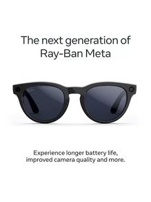 Ray-Ban Meta Headliner (Gen 2) - Shiny Black, Transition Sapphire lenses