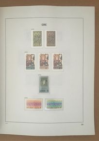 1929-1995 Ireland Commemorative incl sheetlets & 1968-1995 Definitive (inc Gerl series, Architecture & Treasures inc Enschede) Stamp Collection in Davo Album. (shown in 95 images)