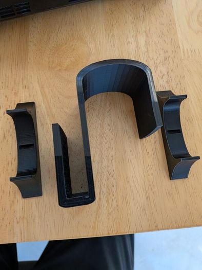 Wii U vertical stand and HDD holder