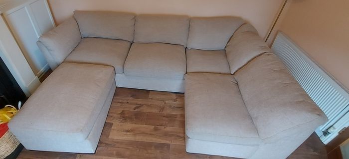 Large L-shaped sofa/couch
