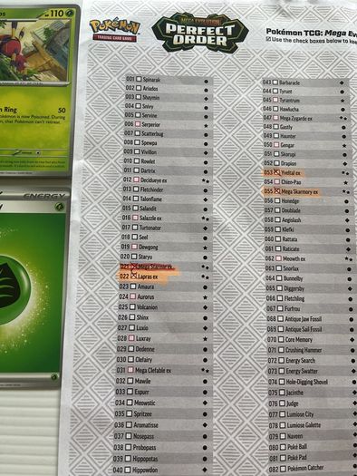 Pokemon Mega Evolution Perfect Order Trading Cards