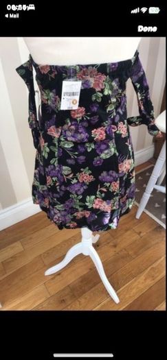 dress bnwt forever 21 off shoulder dress size large (14)