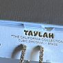 Cubic Zirconia Hoop Earrings Image 3