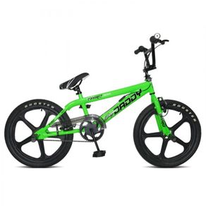 11" Rooster BIG DADDY, 20" Black Skyway Mags, Neon Green