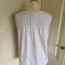 White Stuff size 10 cotton embroidered top Image 3